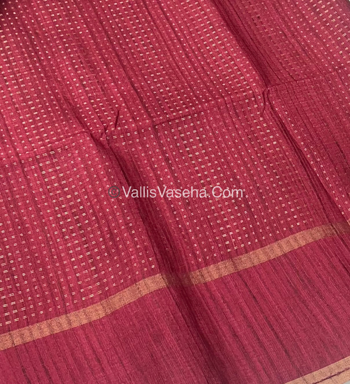 Semi Tussar Silk - Vairavoosi Design - Multi colour - VVSTS038