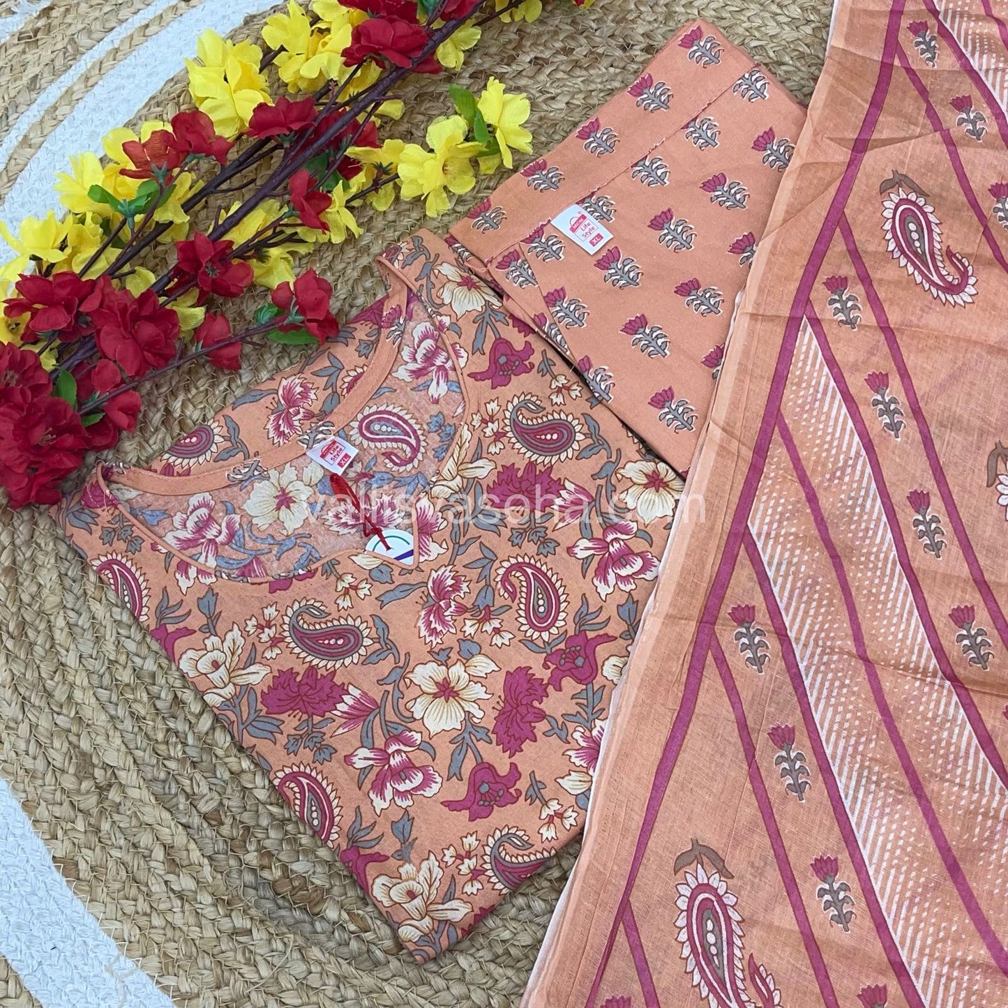 Ready Made - Salwar, Kameez & Duppatta(3pc) - Printed - VVRBS002