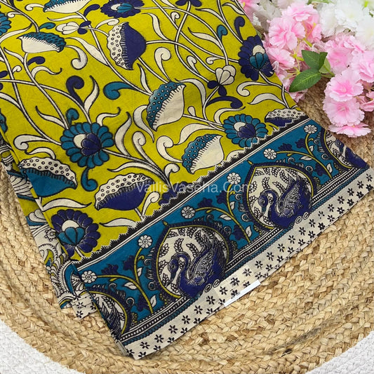 Pure Kalamkari Cotton Saree - VVPKC002