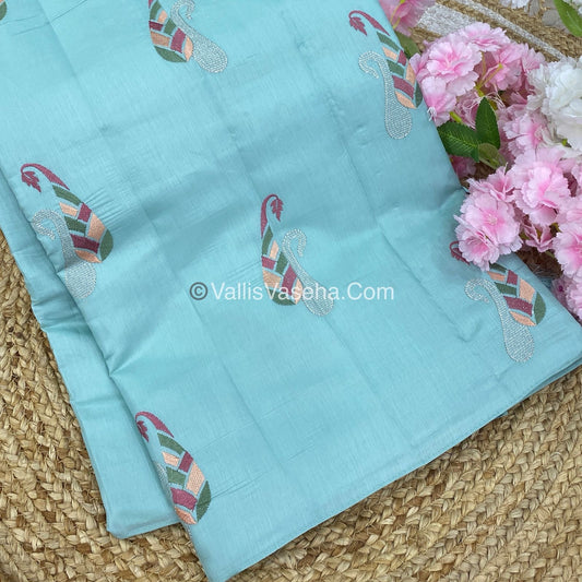 Butter Silk - Blue & Purple Combo - VVBS002