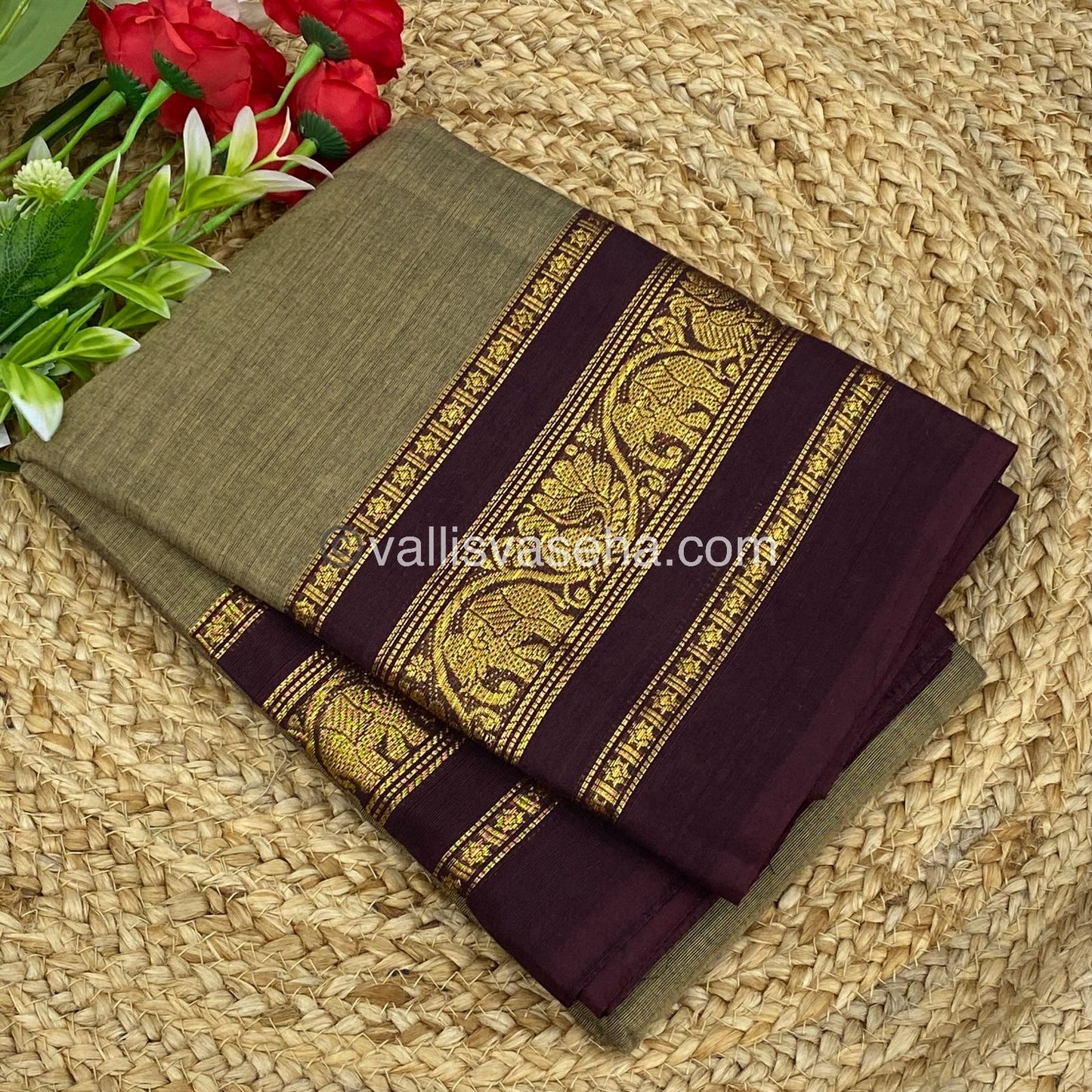 Kanchi Cotton Saree - VVKCS007
