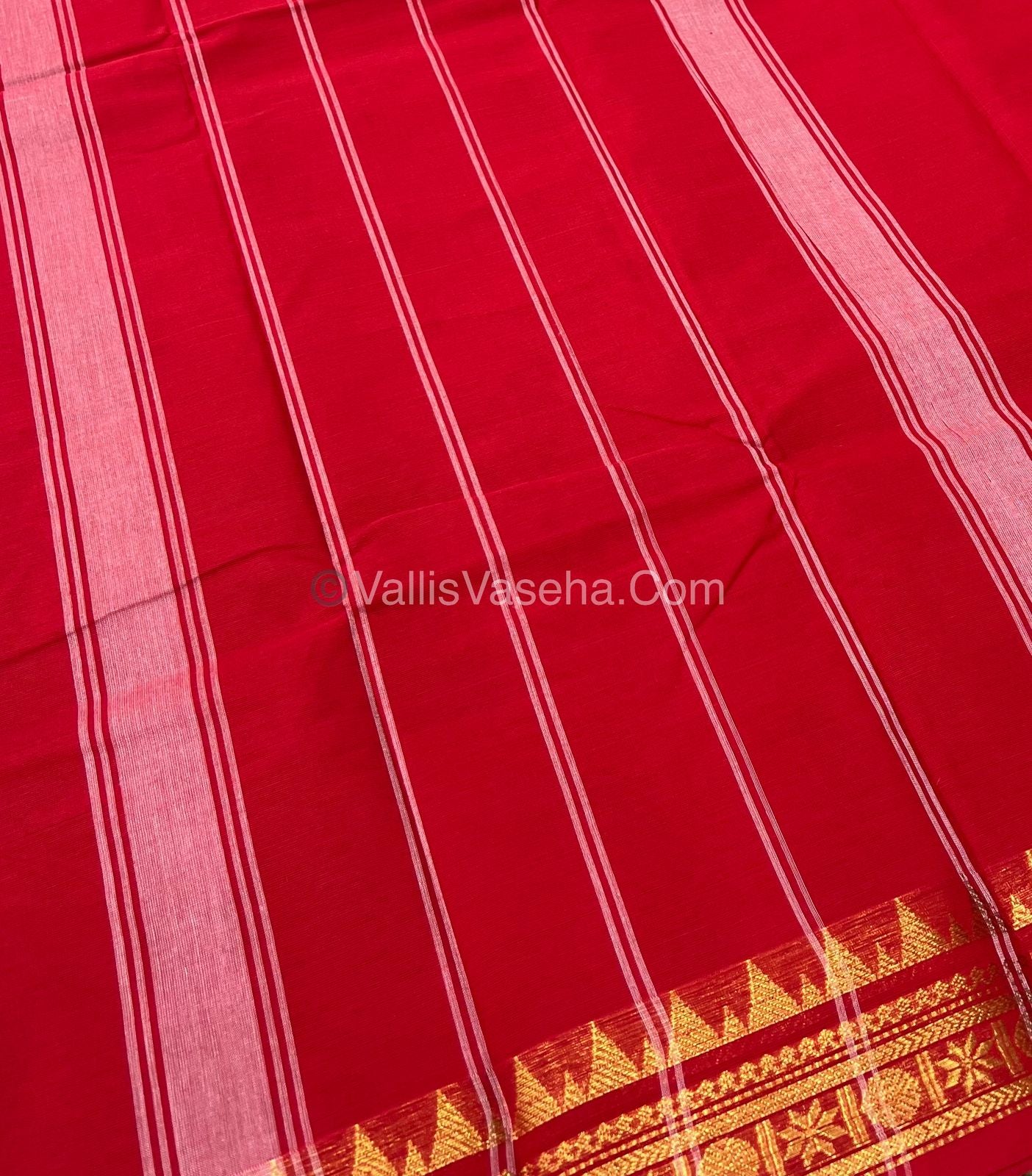 Kanchi Cotton Saree - VVKCS007