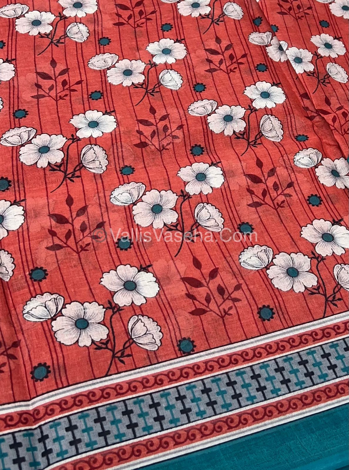 Pure Cotton Voile Saree | VVPVS001