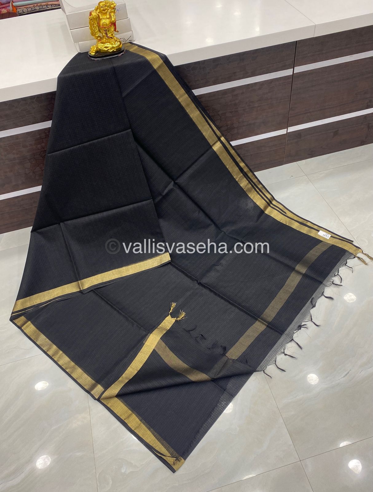 Light Weight Kota Saree - Black Shade - VVKS001