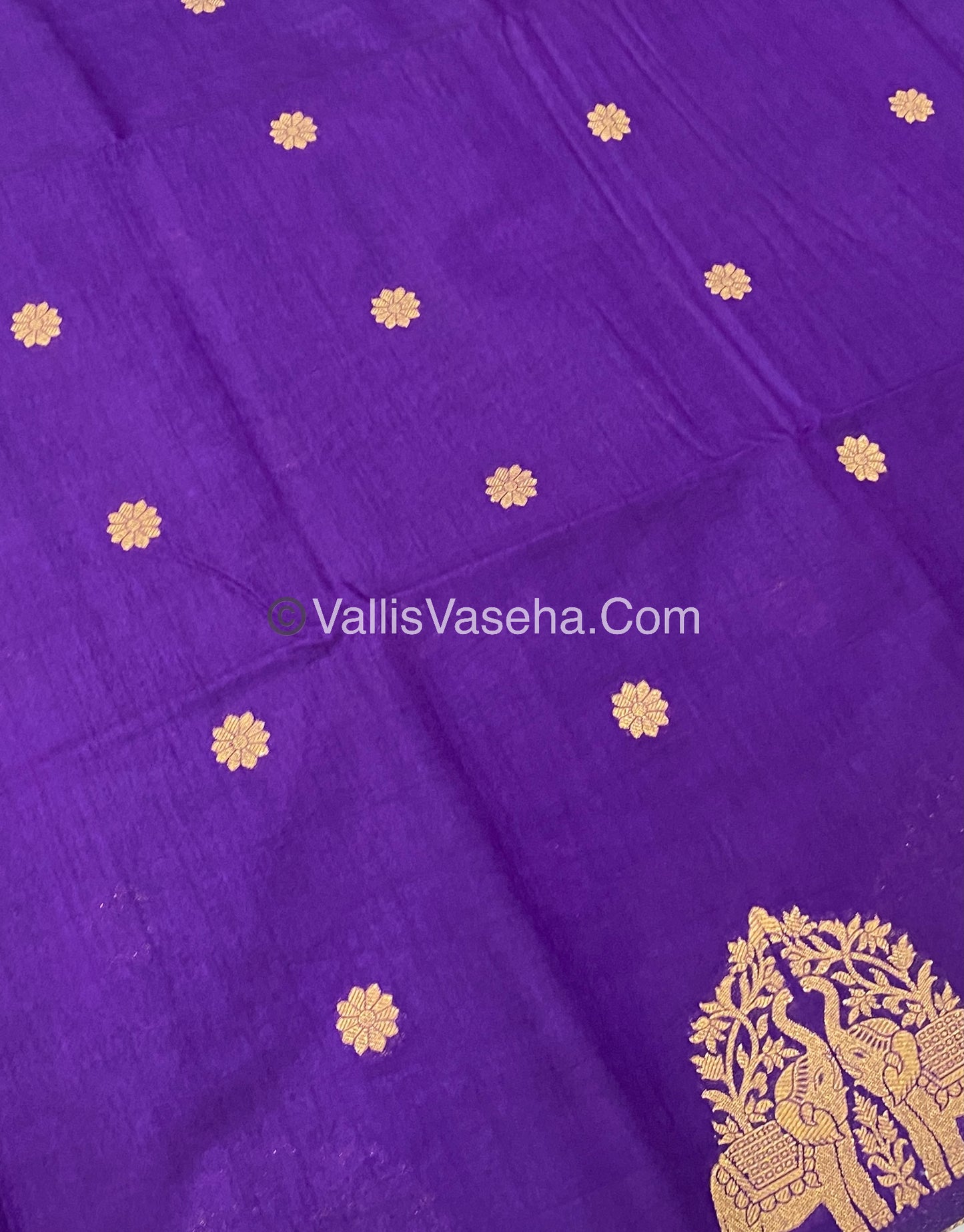 Mulberry Semi Silk - Purple  Shade - VVMSS003