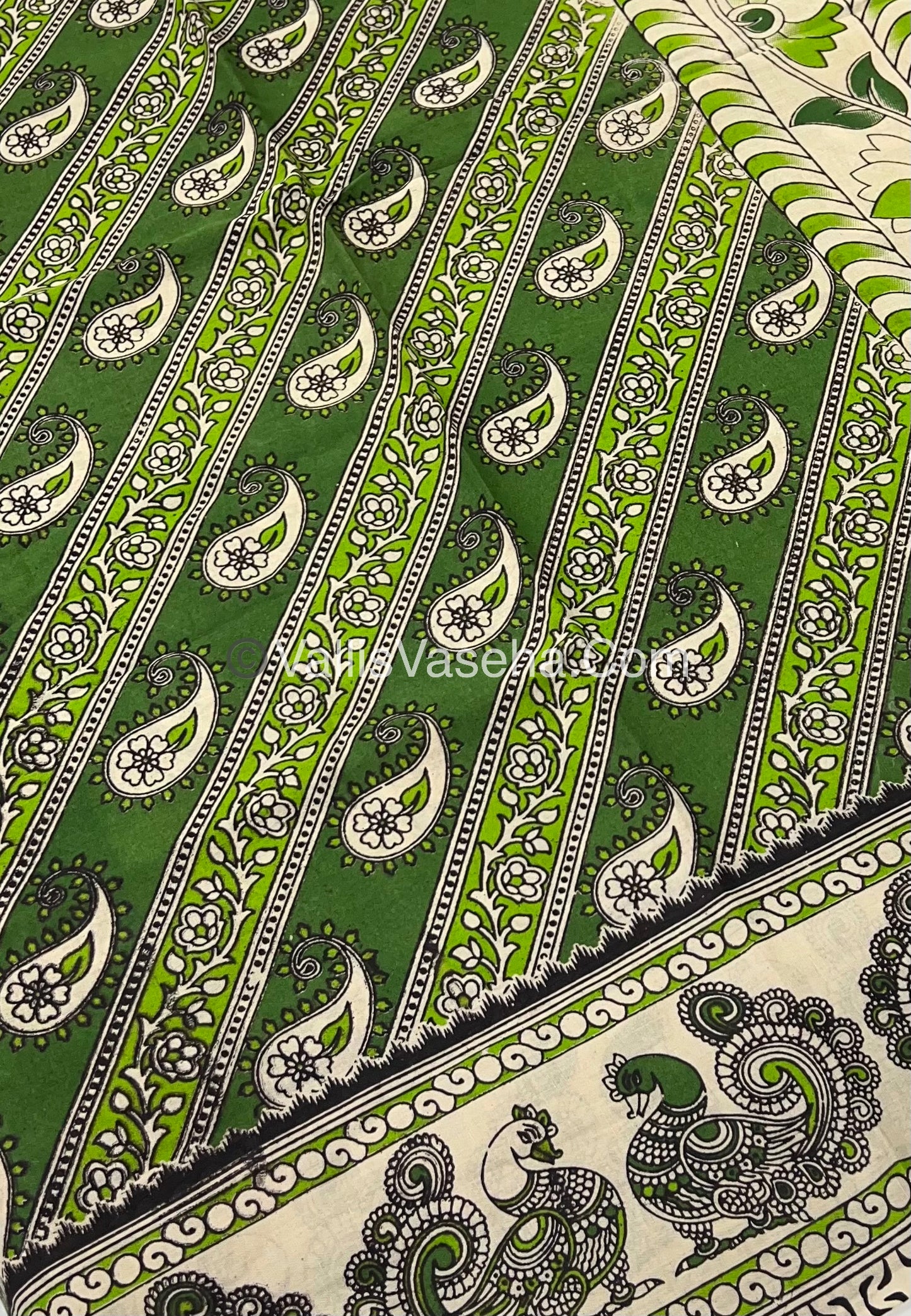 Pure Kalamkari Cotton Saree - VVPKC001