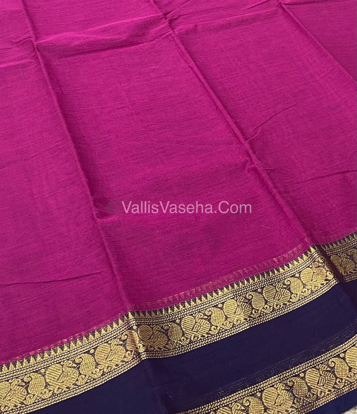 Kanchi Cotton Saree - VVKCS010