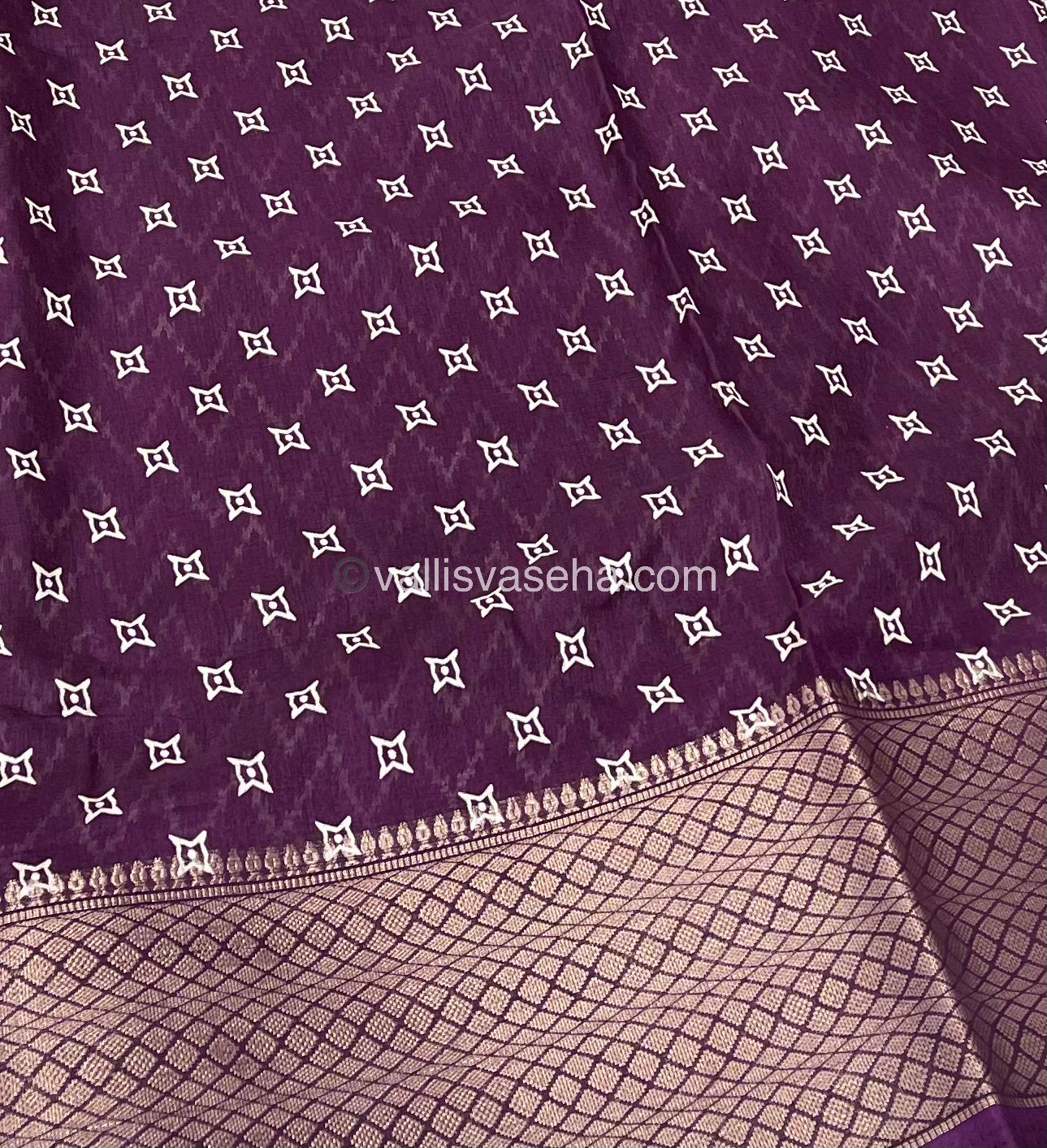 Semi Binny Silk - Wine Shade - VVSBS002