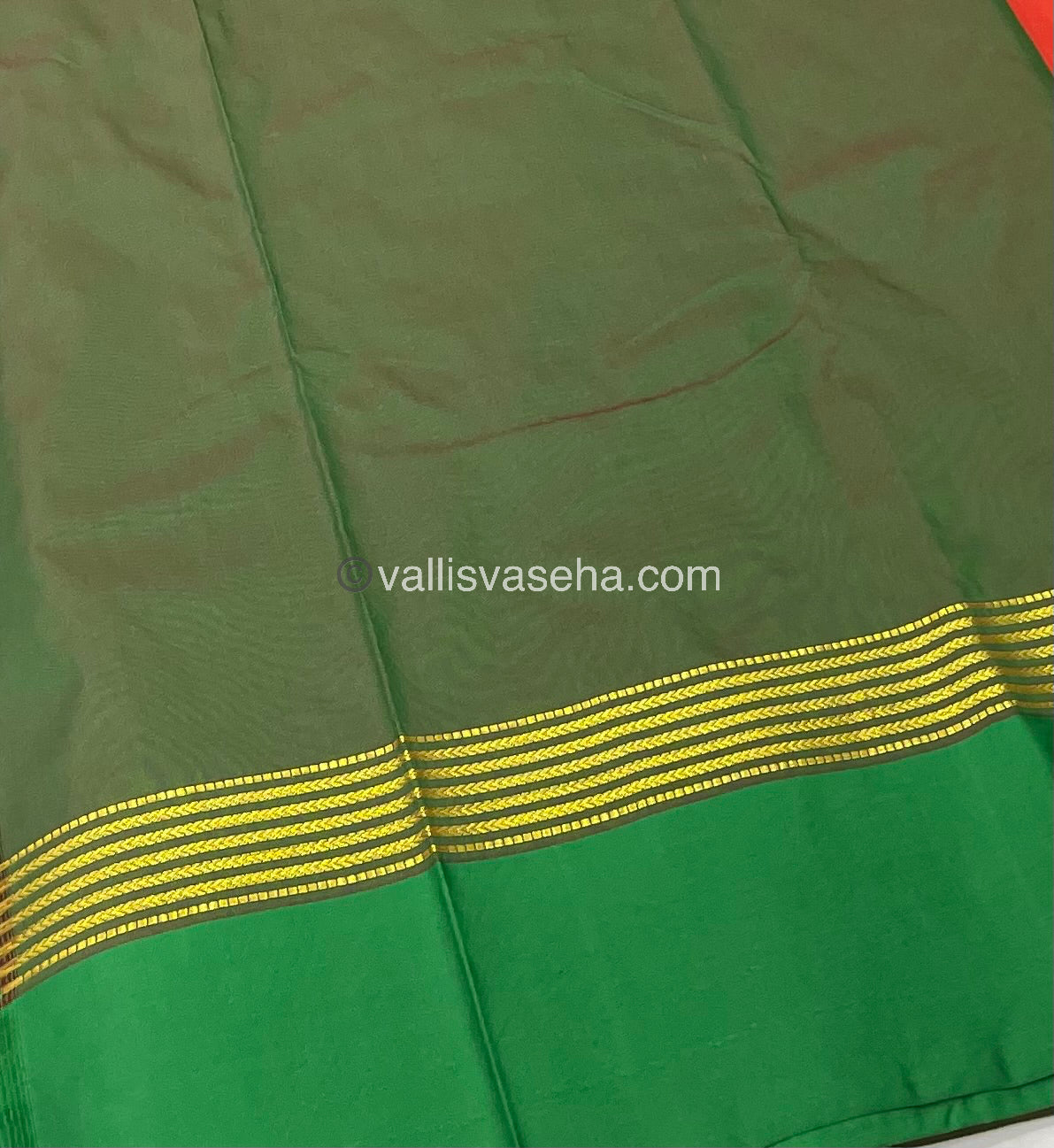 Semi Silk Saree - Kanchi Pattu Style - VVSSS004