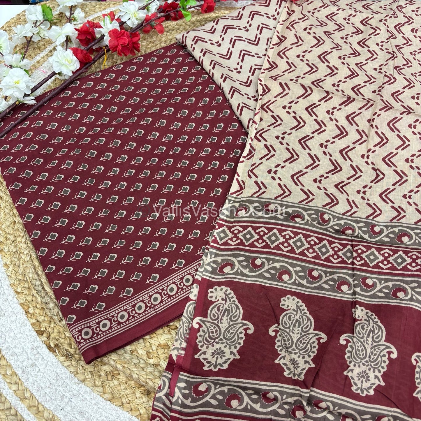 Pure Mul Mul Cotton | Unstitched Material | VVUSM019