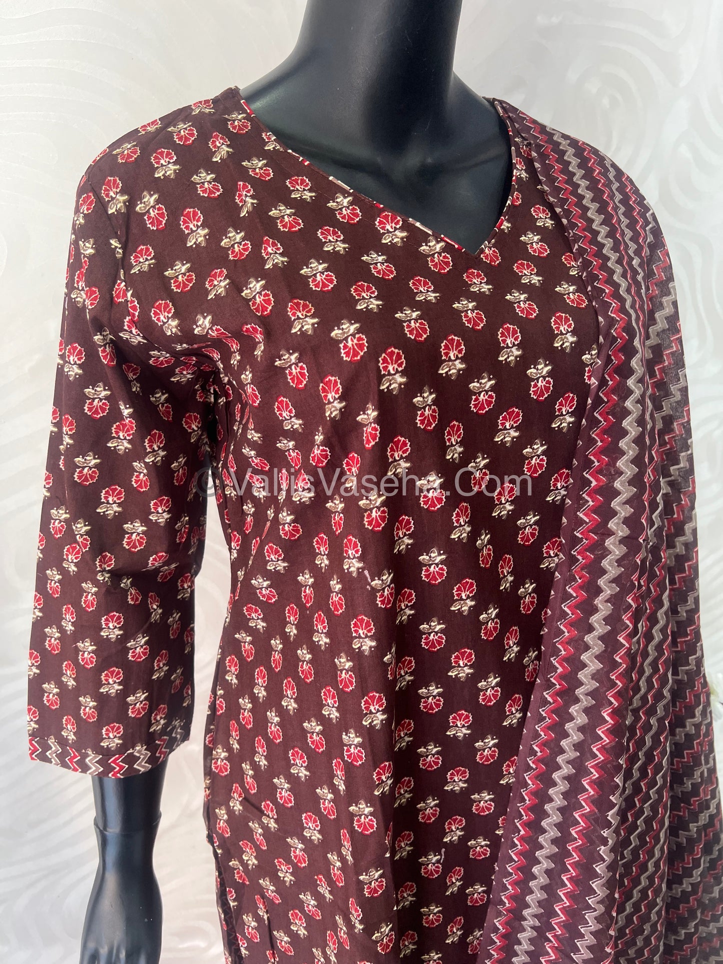 Ready Made - Salwar, Kameez & Duppatta(3pc) - Printed - VVRBS005