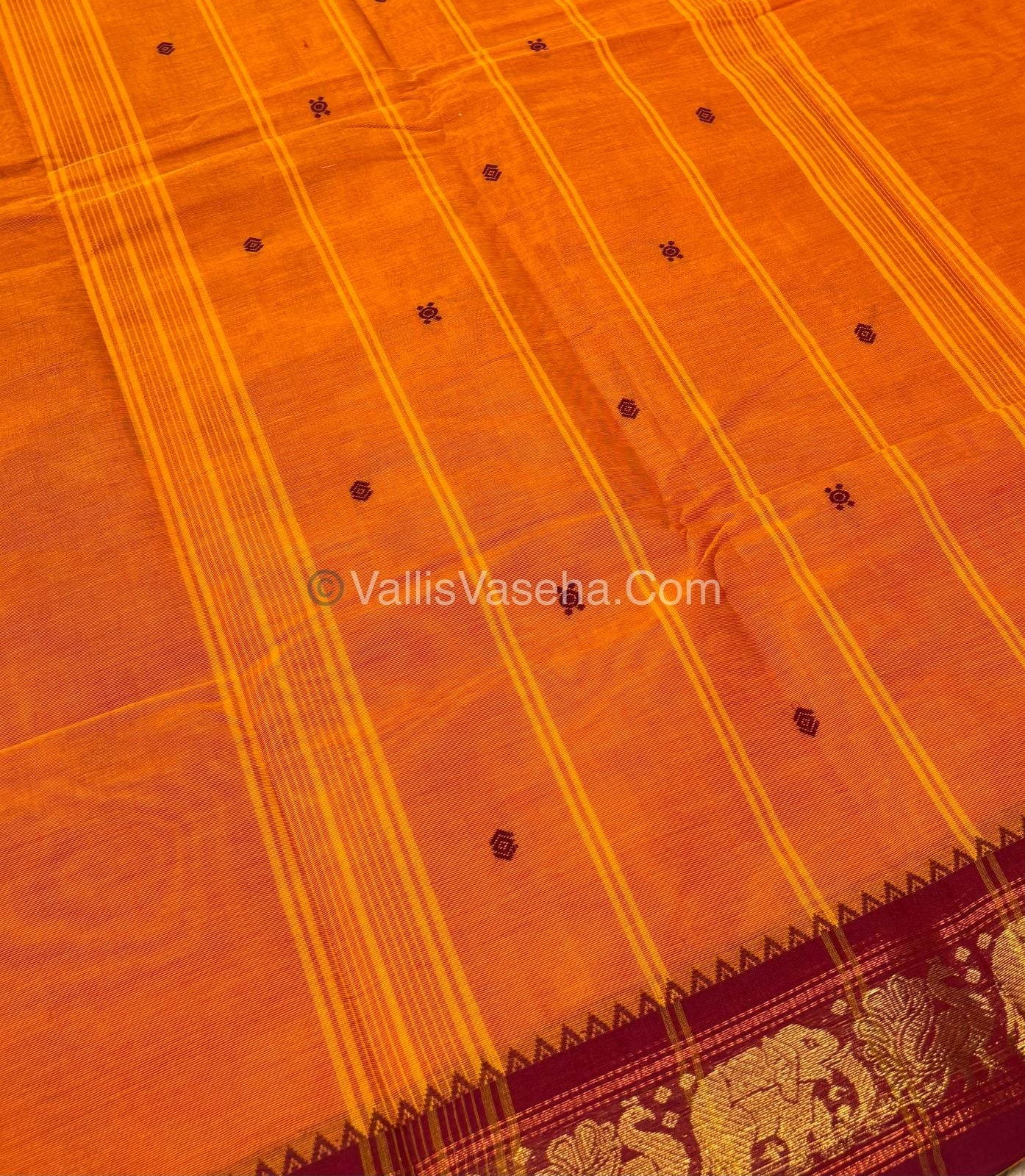 Kanchi Cotton Saree - VVKCS017