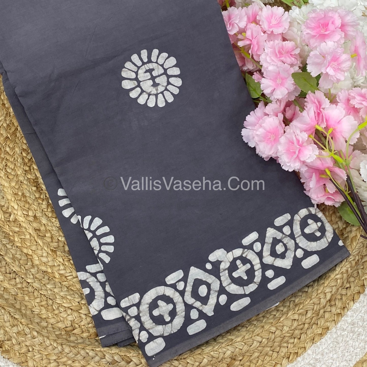 Pure Soft Mul Mul Cotton Sarees - Hand Block Prints - VVMMC003