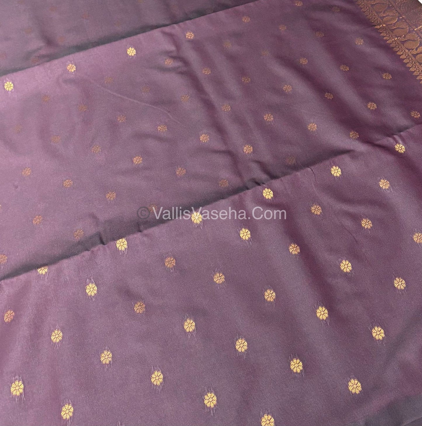 Semi Soft Silk - Borderless - Contemporary Design - Brown Shade -VVSSS012