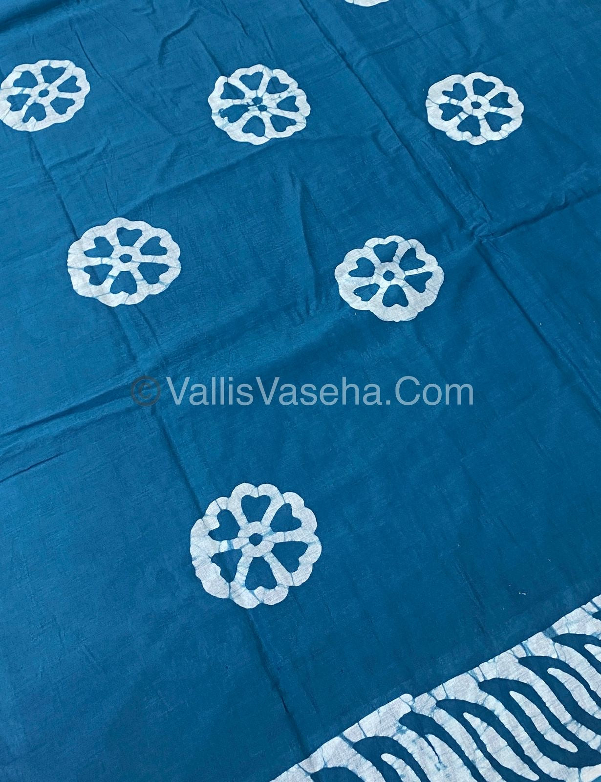 Pure Soft Mul Mul Cotton Sarees - Hand Block Prints - VVMMC003