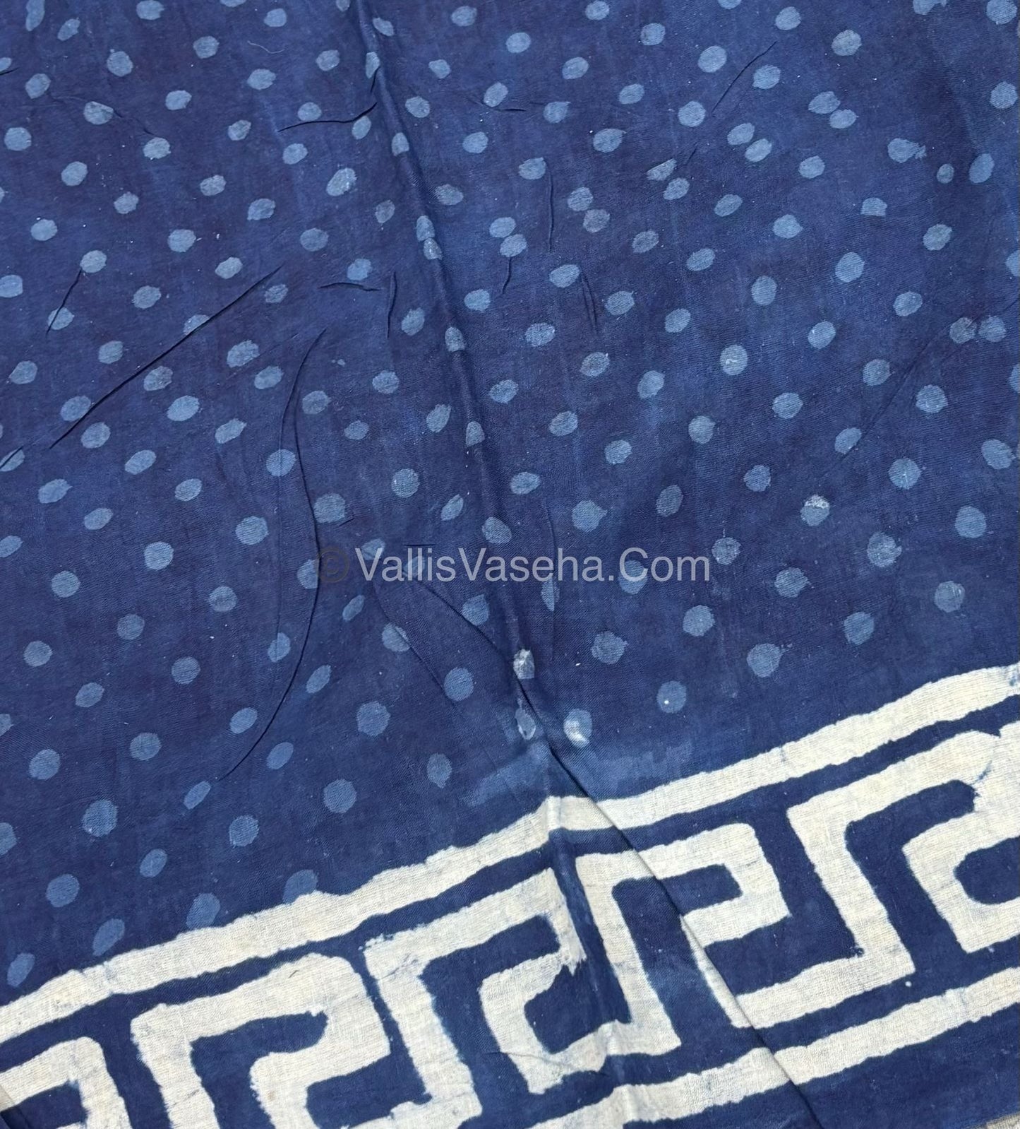 Pure Soft Mul Mul Cotton Sarees - Hand Block Prints - VVMMC006