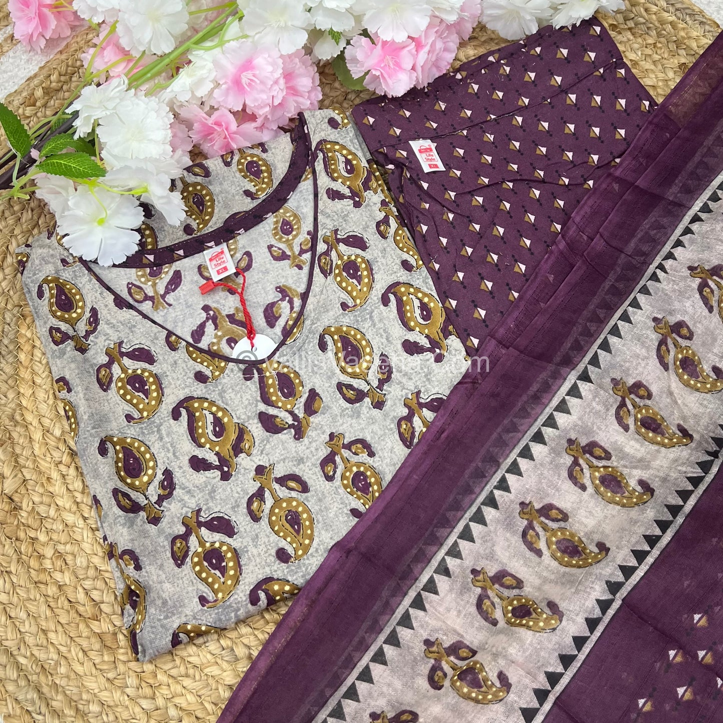 Ready Made - Salwar, Kameez & Duppatta(3pc) - Printed - VVRBS002