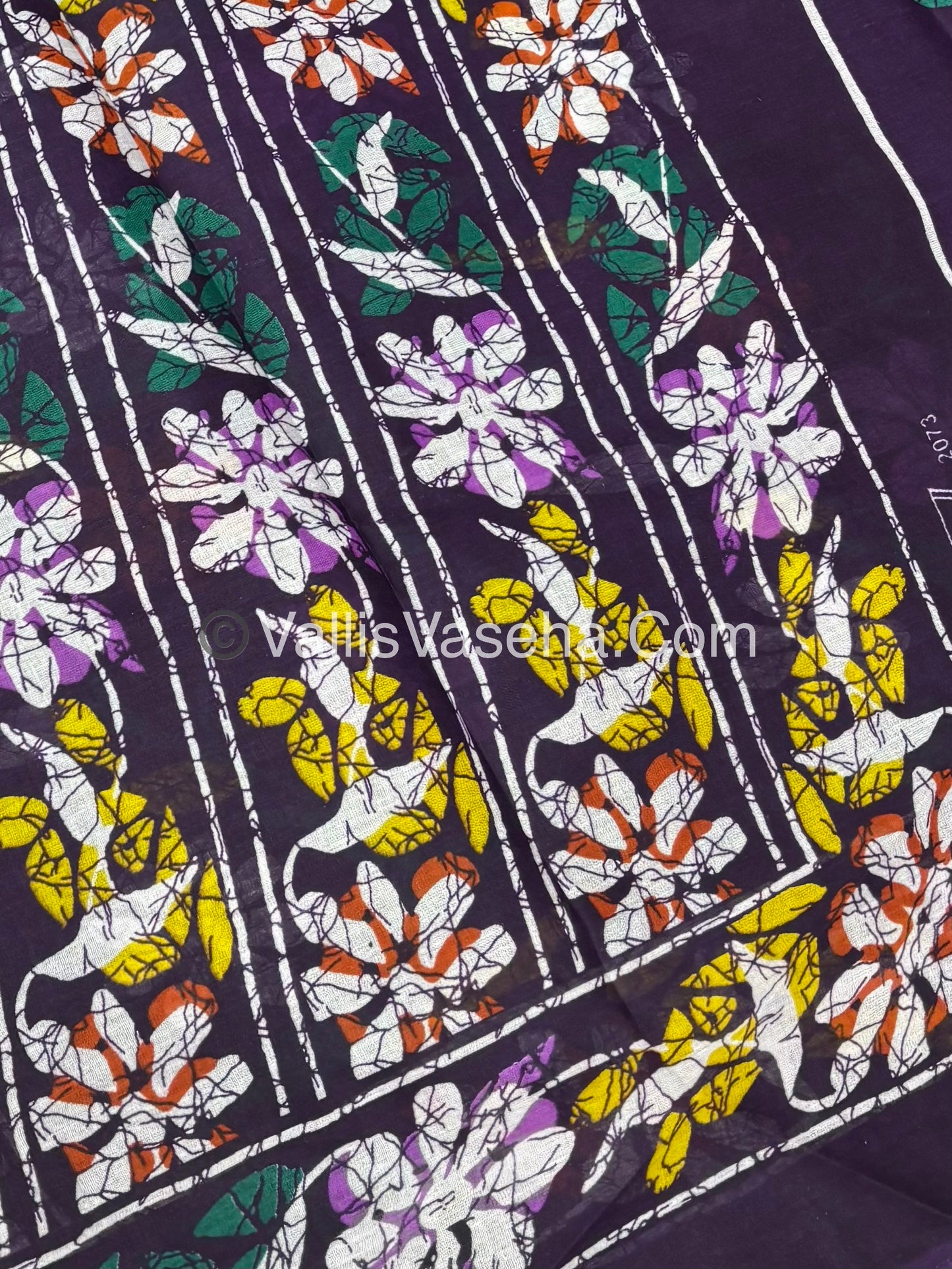 Pure Cotton Voile Saree | VVPVC001