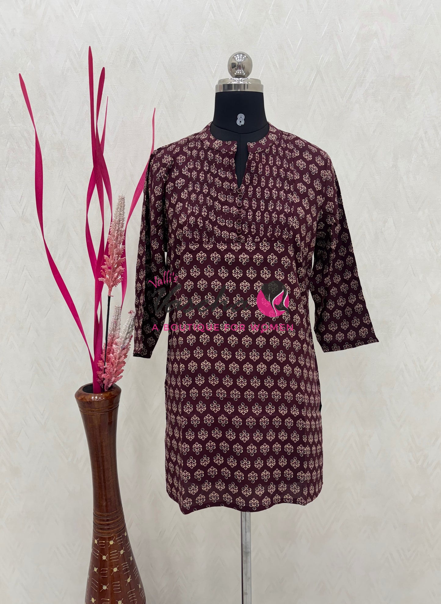 Ready Made - Short Top - Wine Color - VVRST003