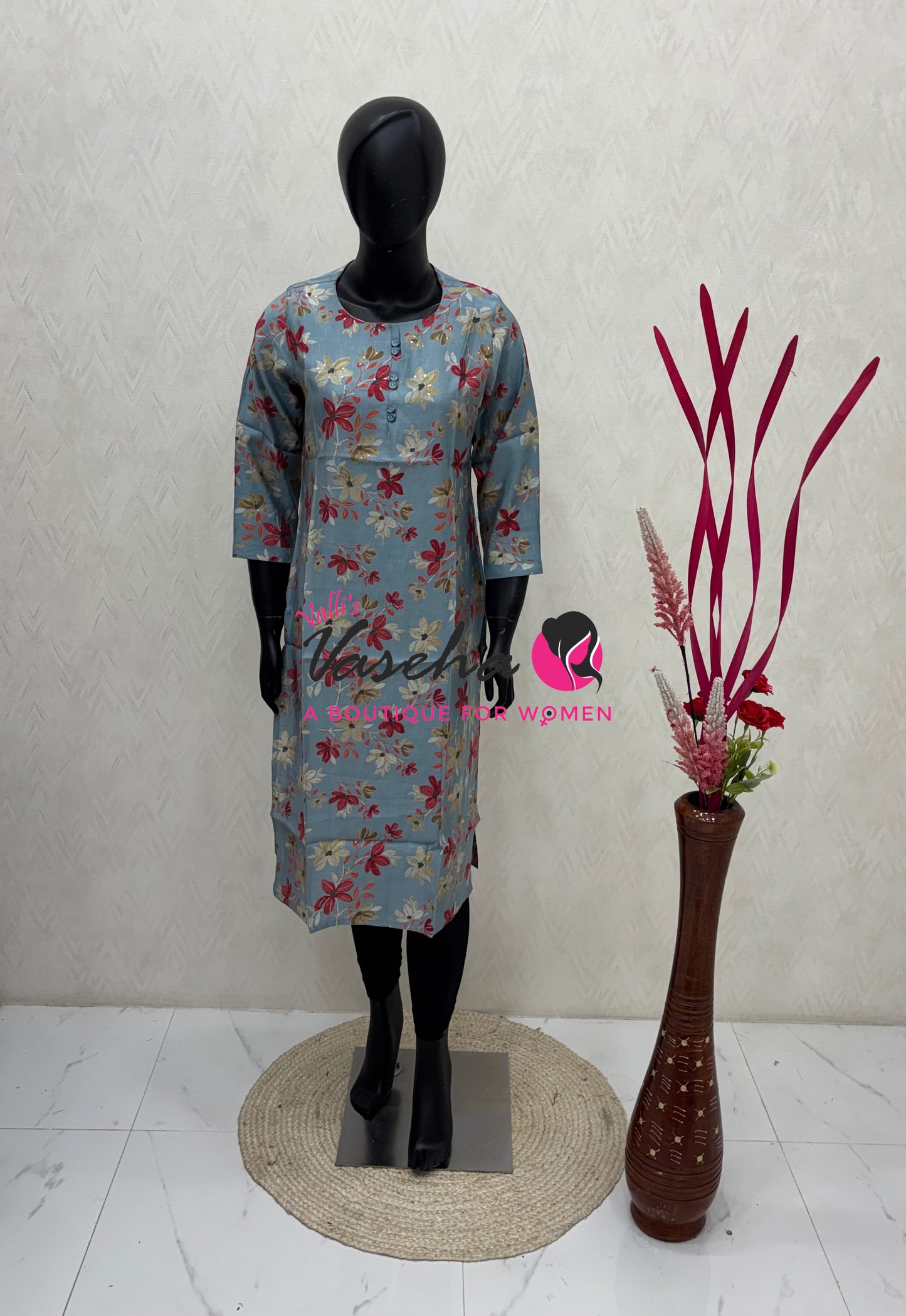 Ready Made - Kurti - Straight Cut - VVRMS021