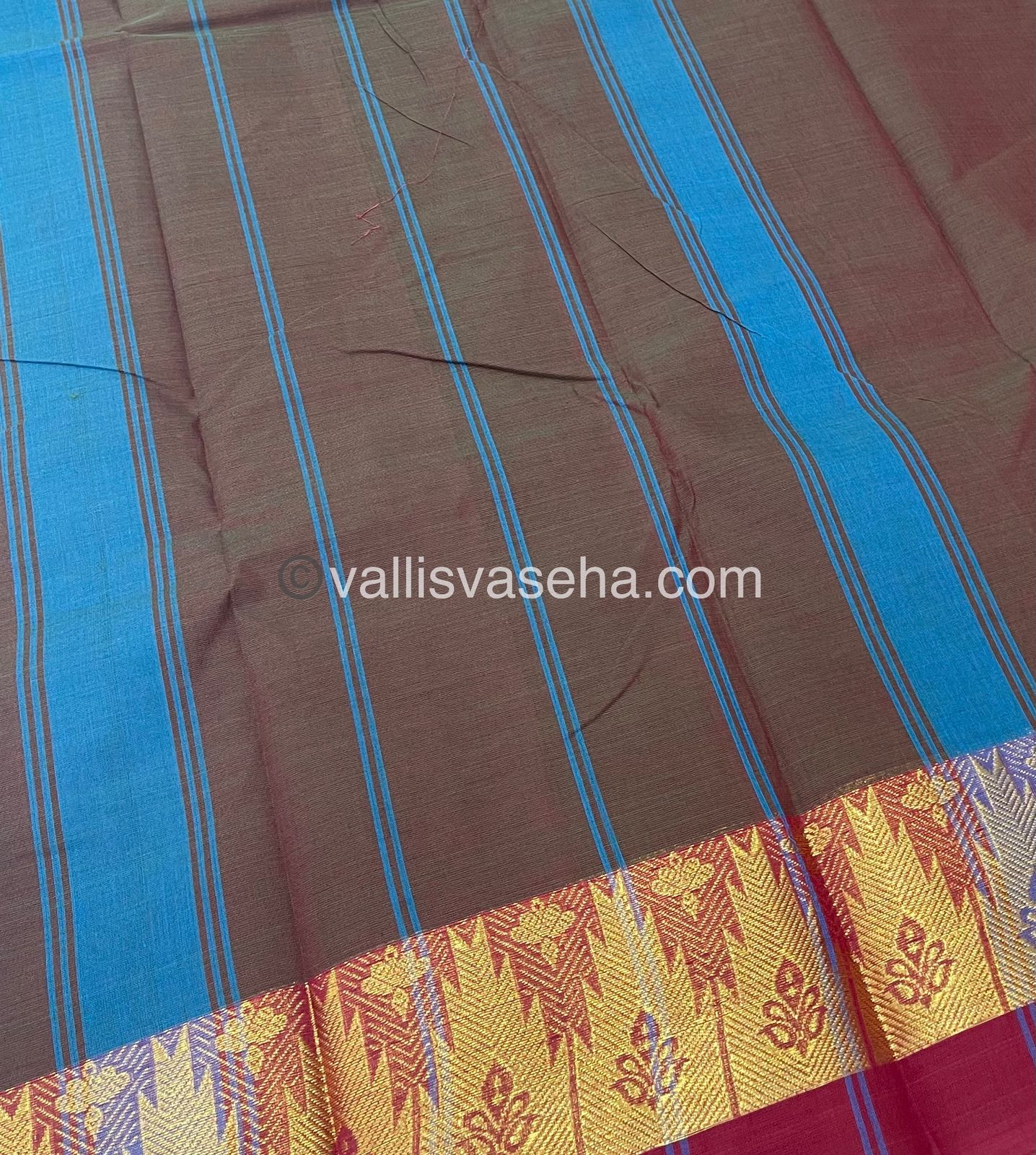 Kanchi Cotton Saree - VVKCS007