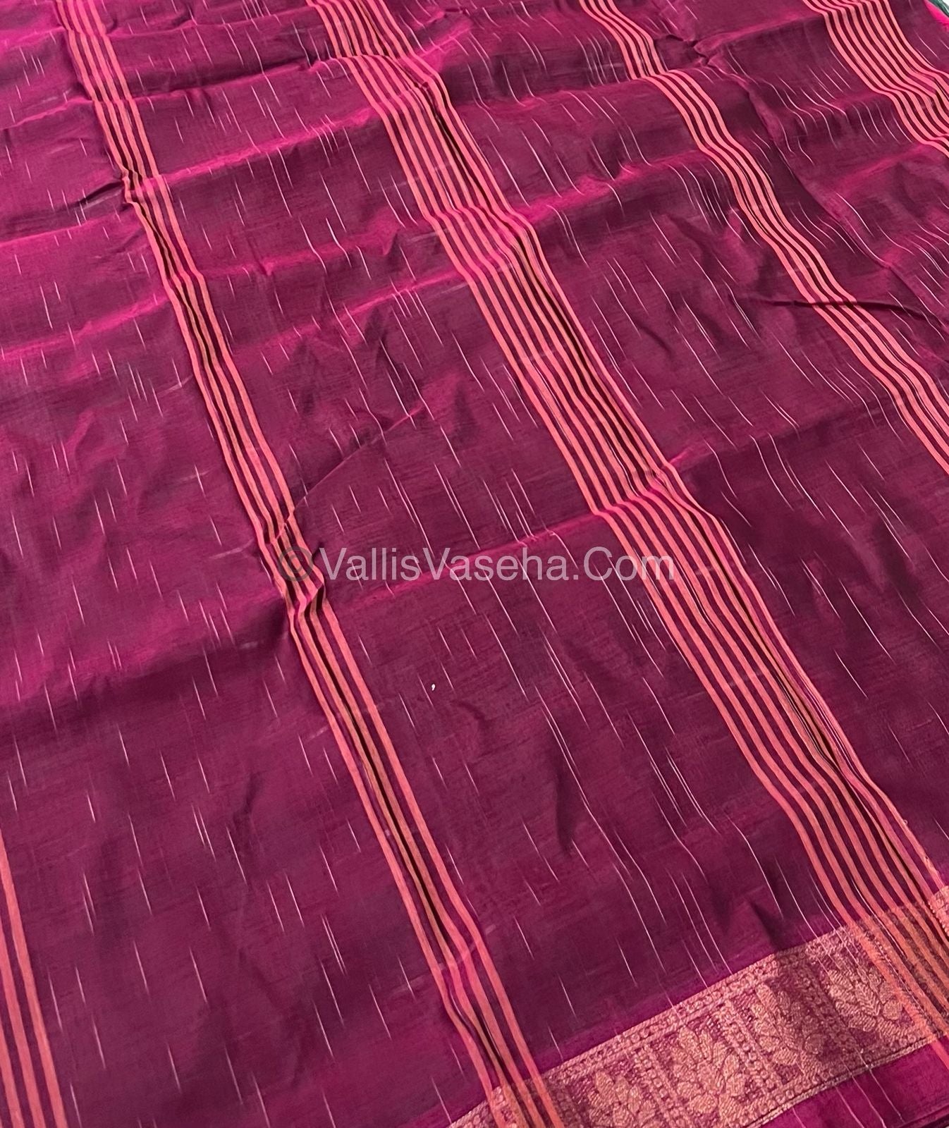 Dhaka Cotton Saree - VVDCS001