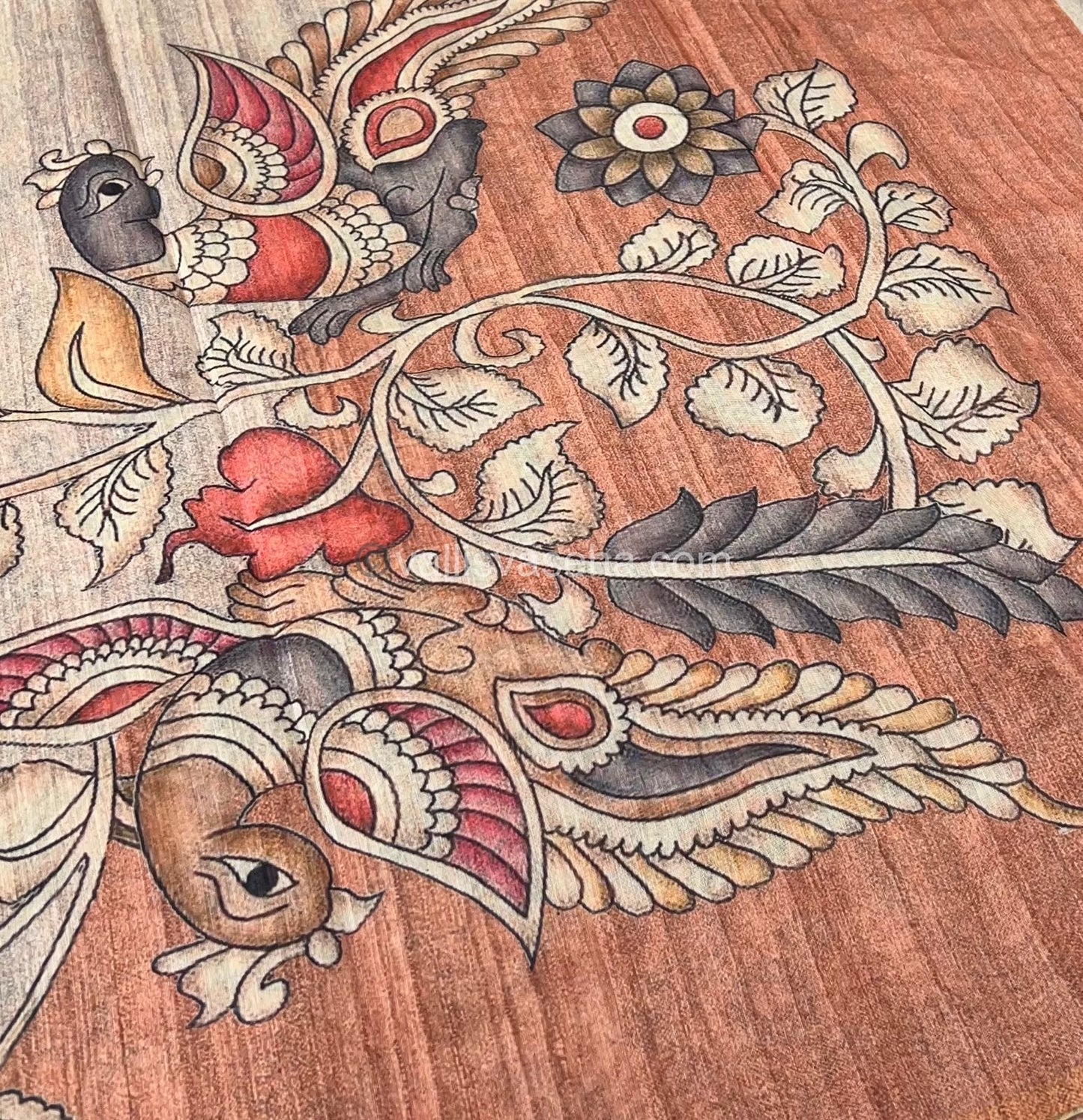 Semi Chanderi Saree - Digital Printed - VVSCD001