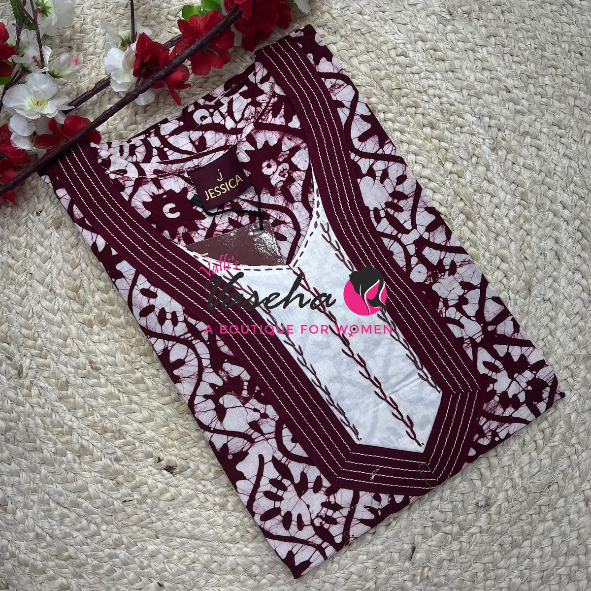 Free Size - Nighties - Batick Prints - VVJN001