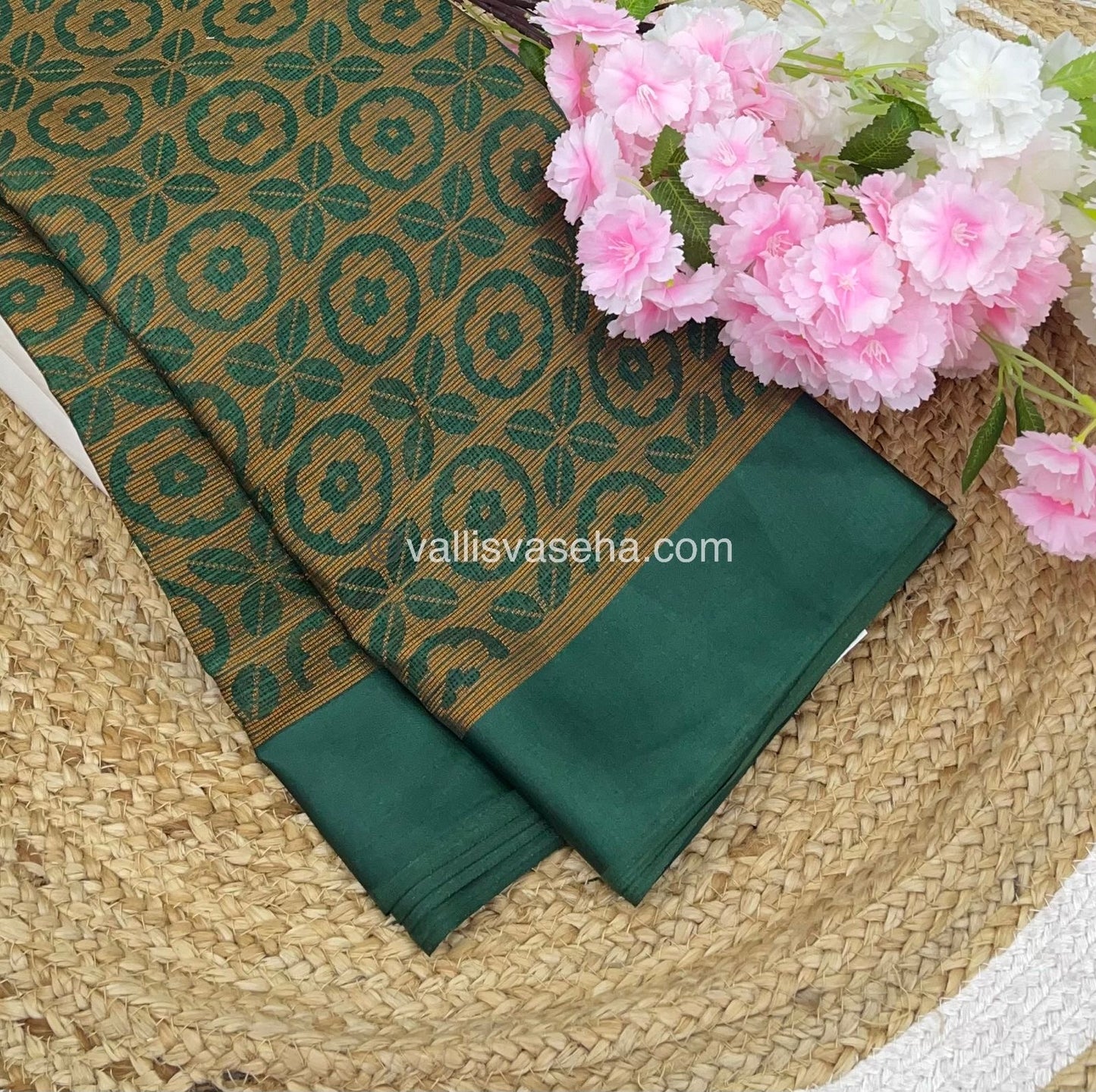 Mixed Cotton Brasso Saree - VVBS001