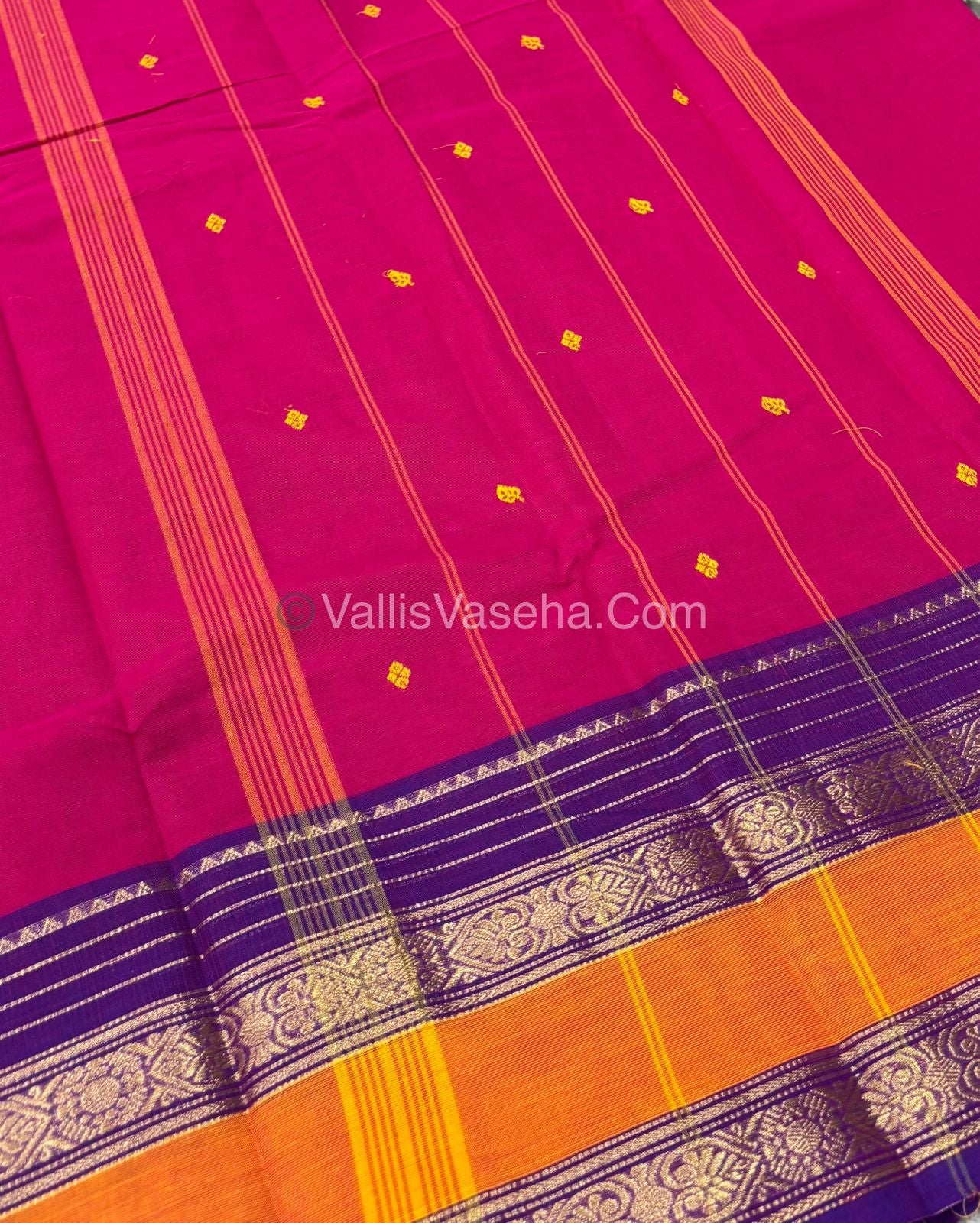 Kanchi Cotton Saree - VVKCS017