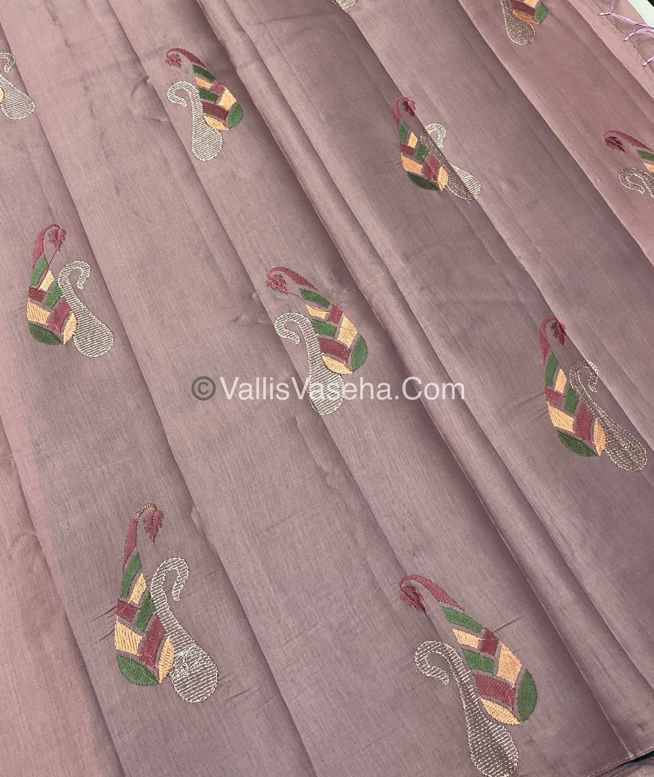 Butter Silk - Onion Pink & peacock Blue Combo - VVBS002