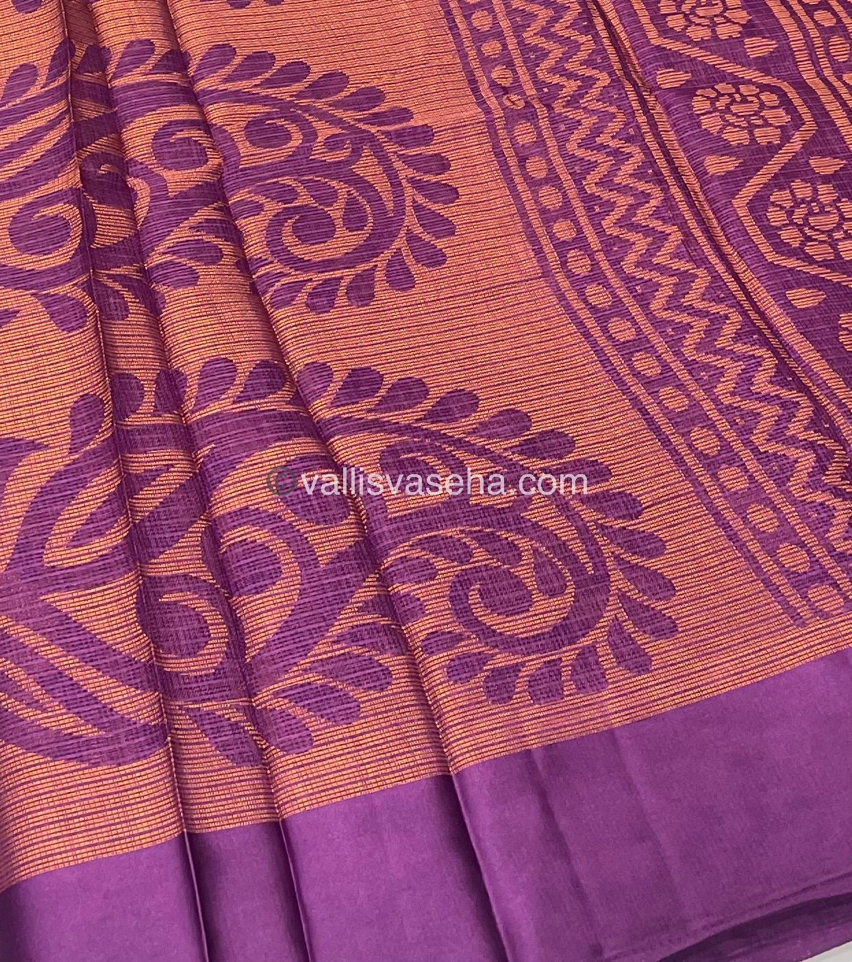 Mixed Cotton Brasso Saree - VVBS001