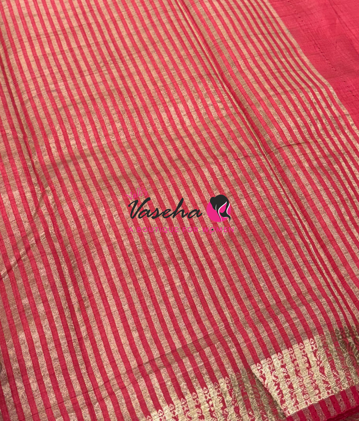 Semi Tussar Silk - Red Shade - VVSTS069