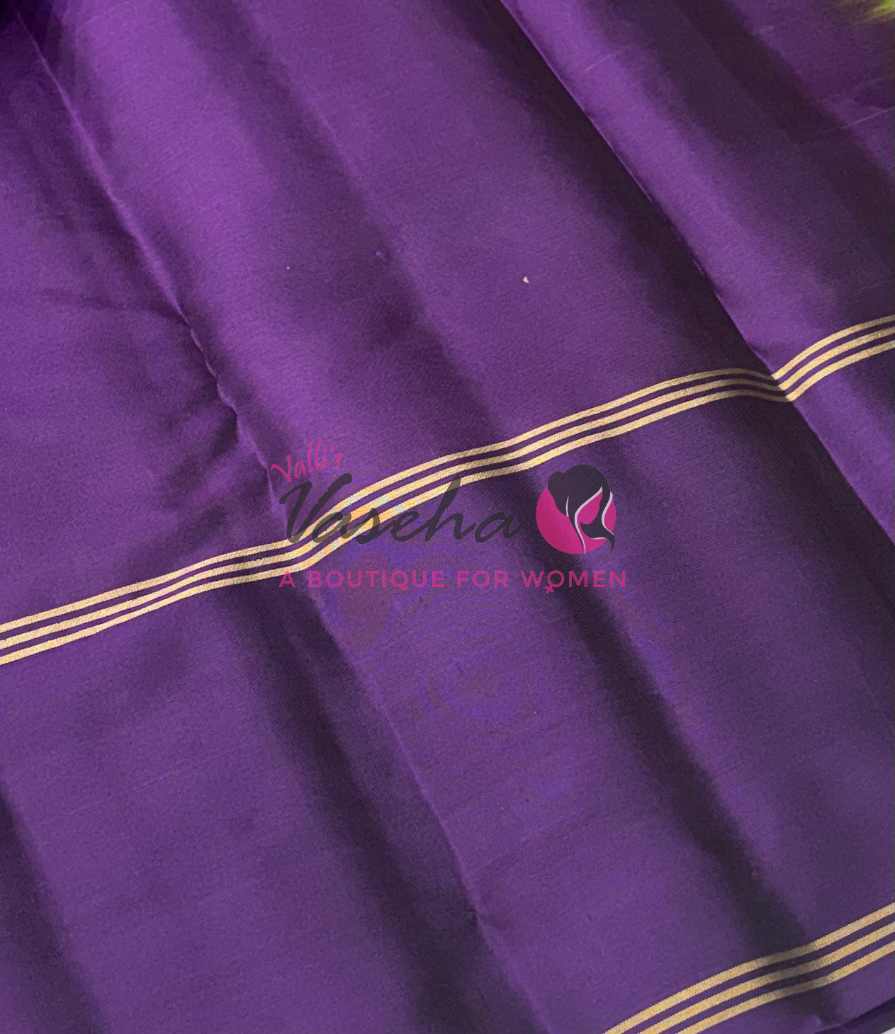 Half Mix - Pure Soft Silk Saree - Long Retta Petta Border with Butta - VVPSS105