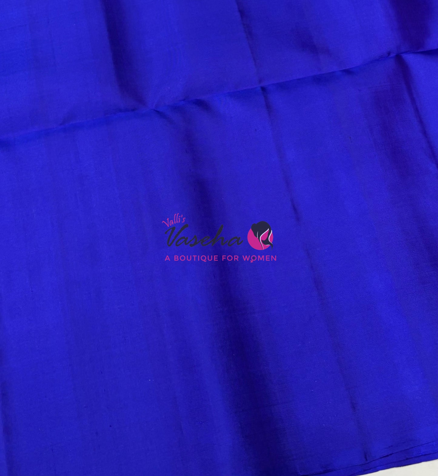 Pure Soft Silk Saree - Border Less - Blue Shade - VVPSS079
