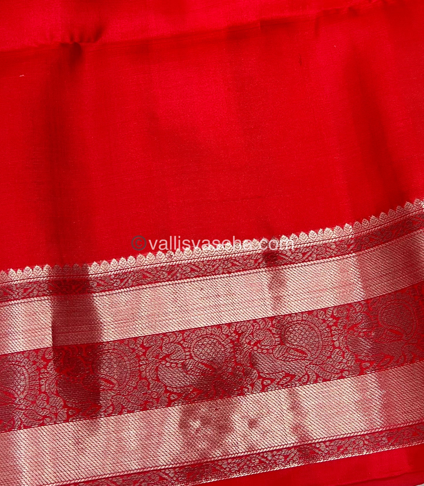Pure Soft Silk Saree - Red Shade - VVPSS063