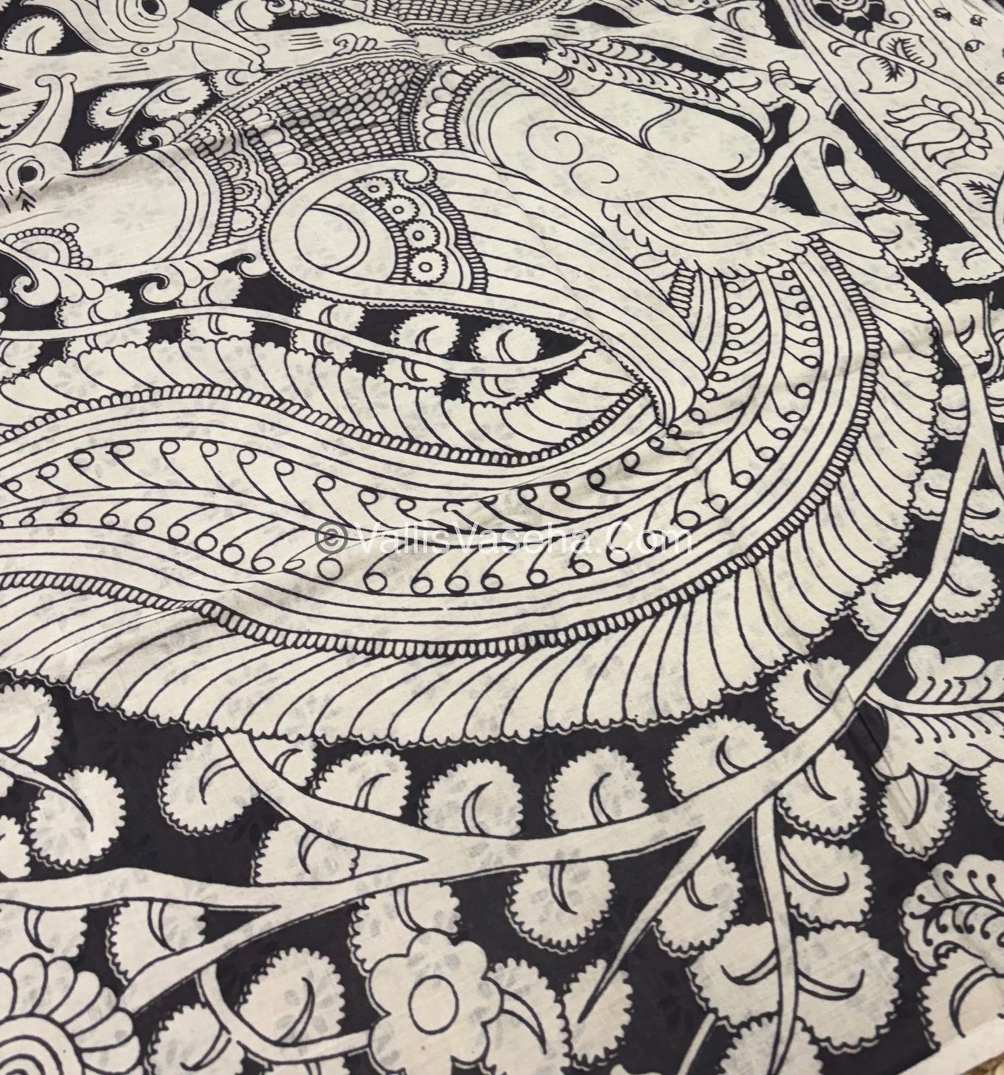 Pure Kalamkari Cotton Saree - VVPKC002