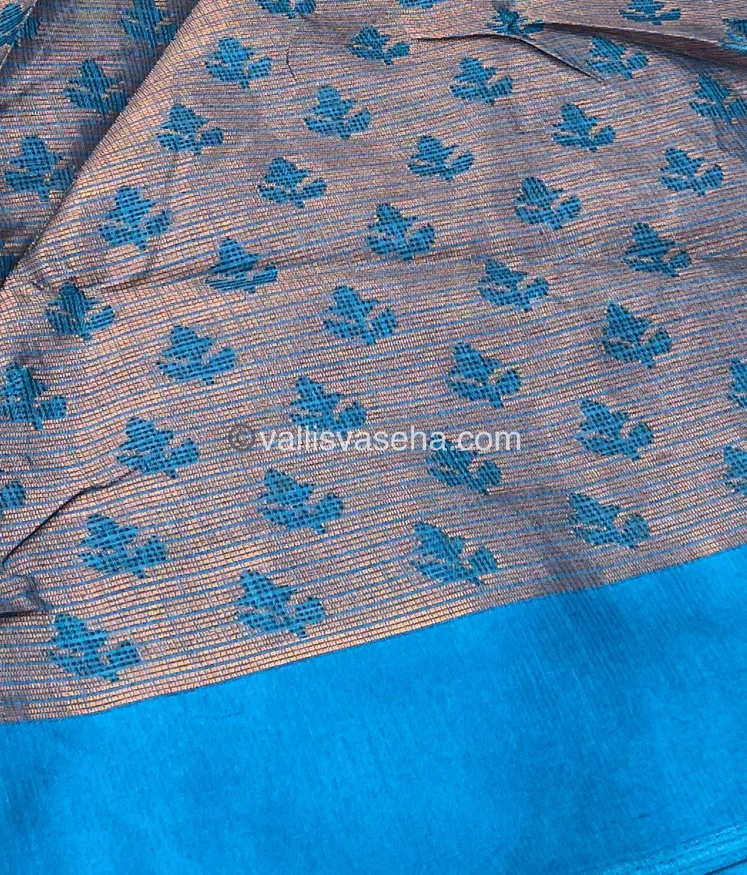 Mixed Cotton Brasso Saree - VVBS001