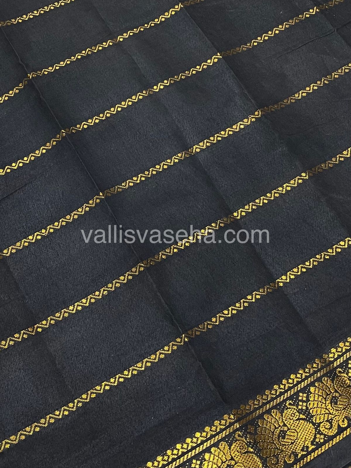 Sungudi Cotton Saree - Kolam Print - VVSKP002