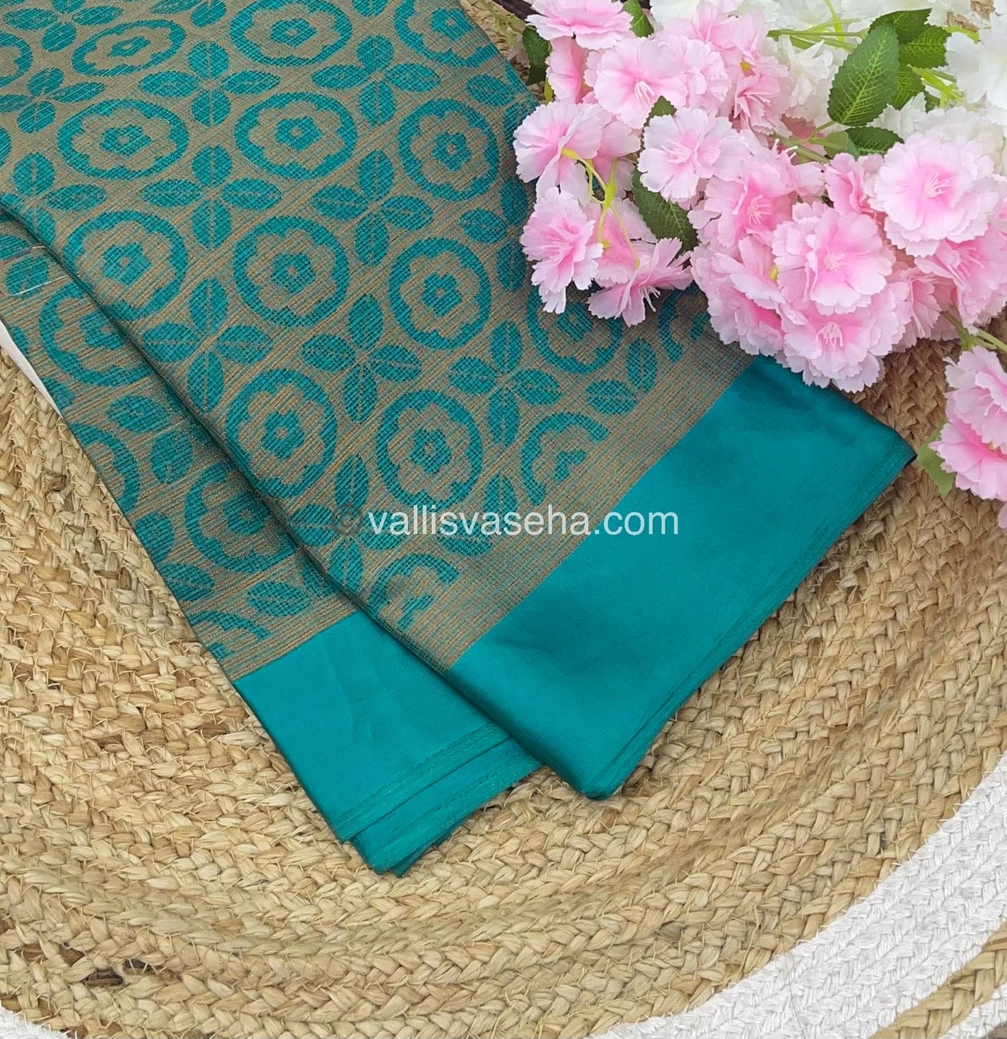 Mixed Cotton Brasso Saree - VVBS001
