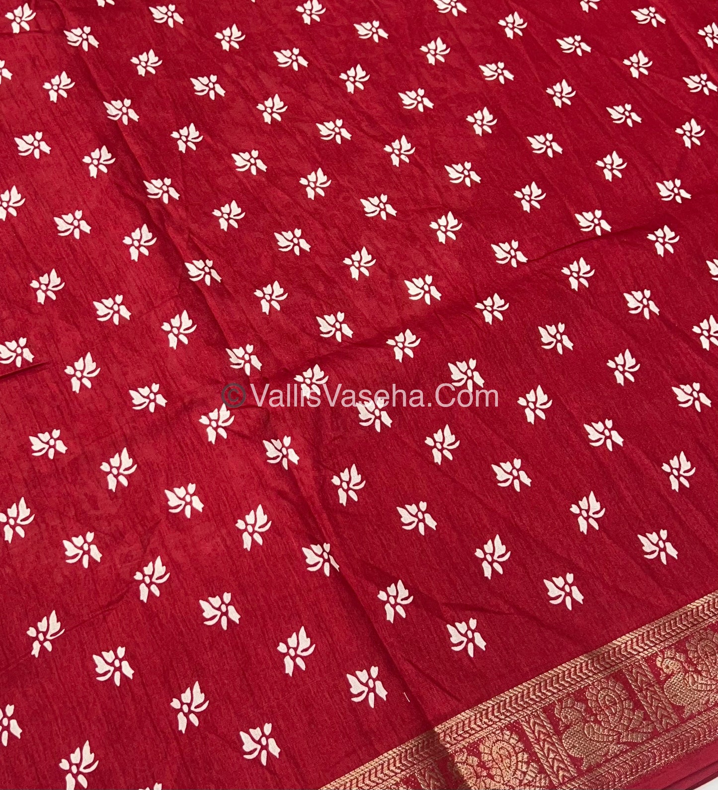 Casual Wear - Fancy Mixed Silk - Red Shade - VVFMS002