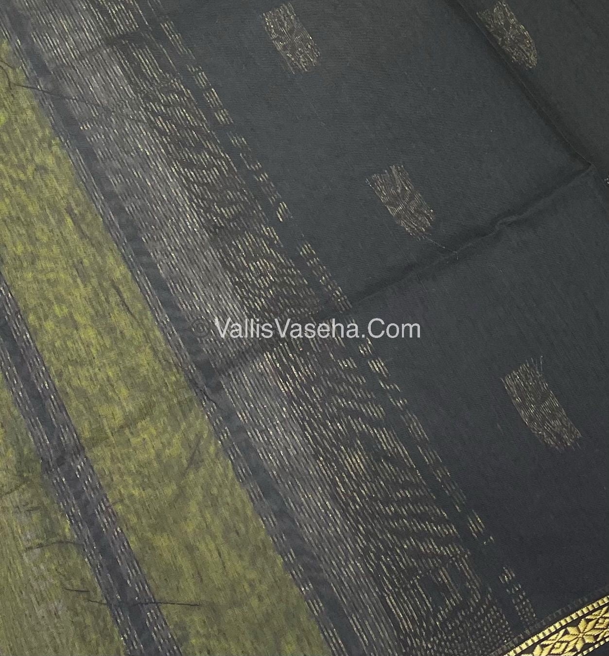 Semi Maheshwari Silk Cotton Saree - VVMSC002
