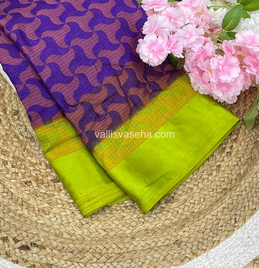 Mixed Cotton Brasso Saree - VVBS001