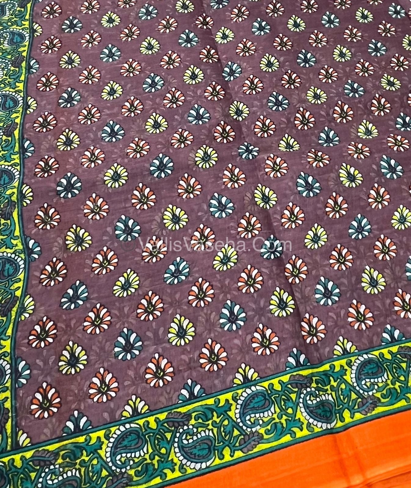 Pure Cotton Voile Saree | VVPVS001