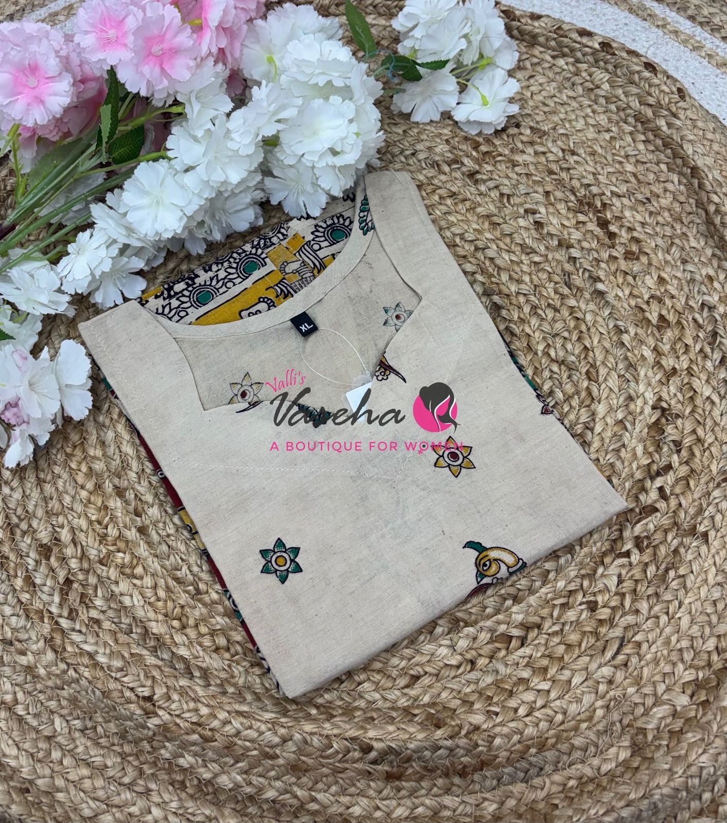 Ready Made - Kalamkari Kurti -VVRKK001