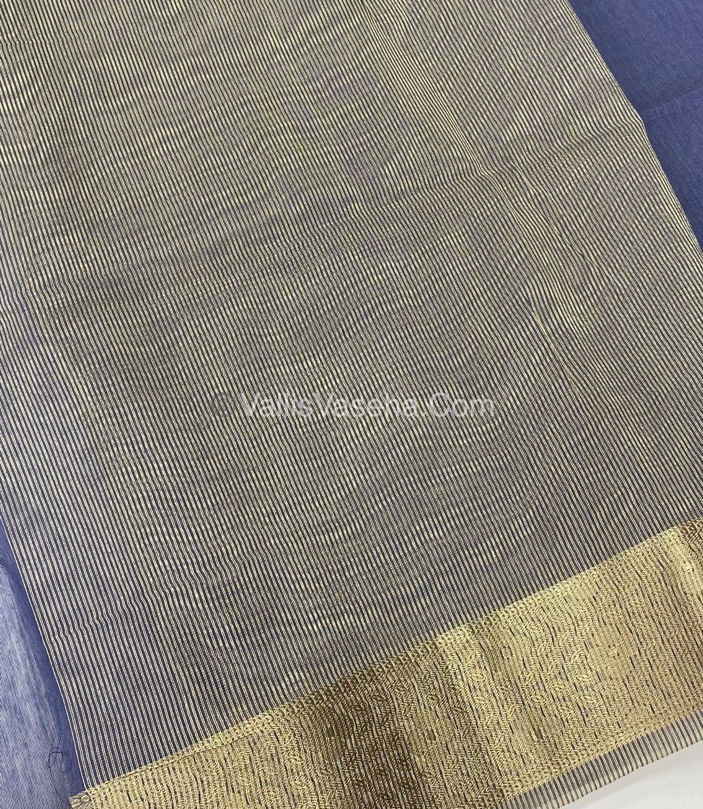 Chanderi Mixed Cotton Saree - VVCMC001
