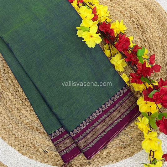 Narayanapet Mercerised Cotton Saree - VVNMC001