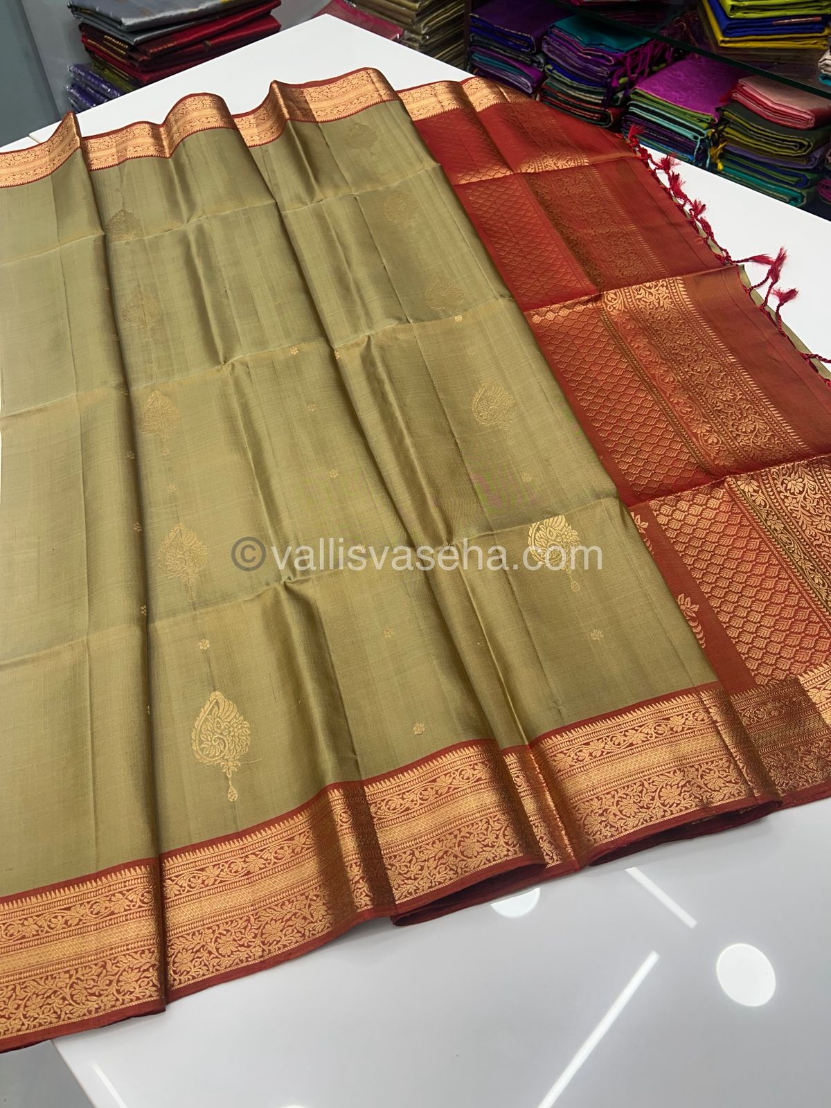 Pure Soft Silk Saree - Kanchi Border - VVPSS015