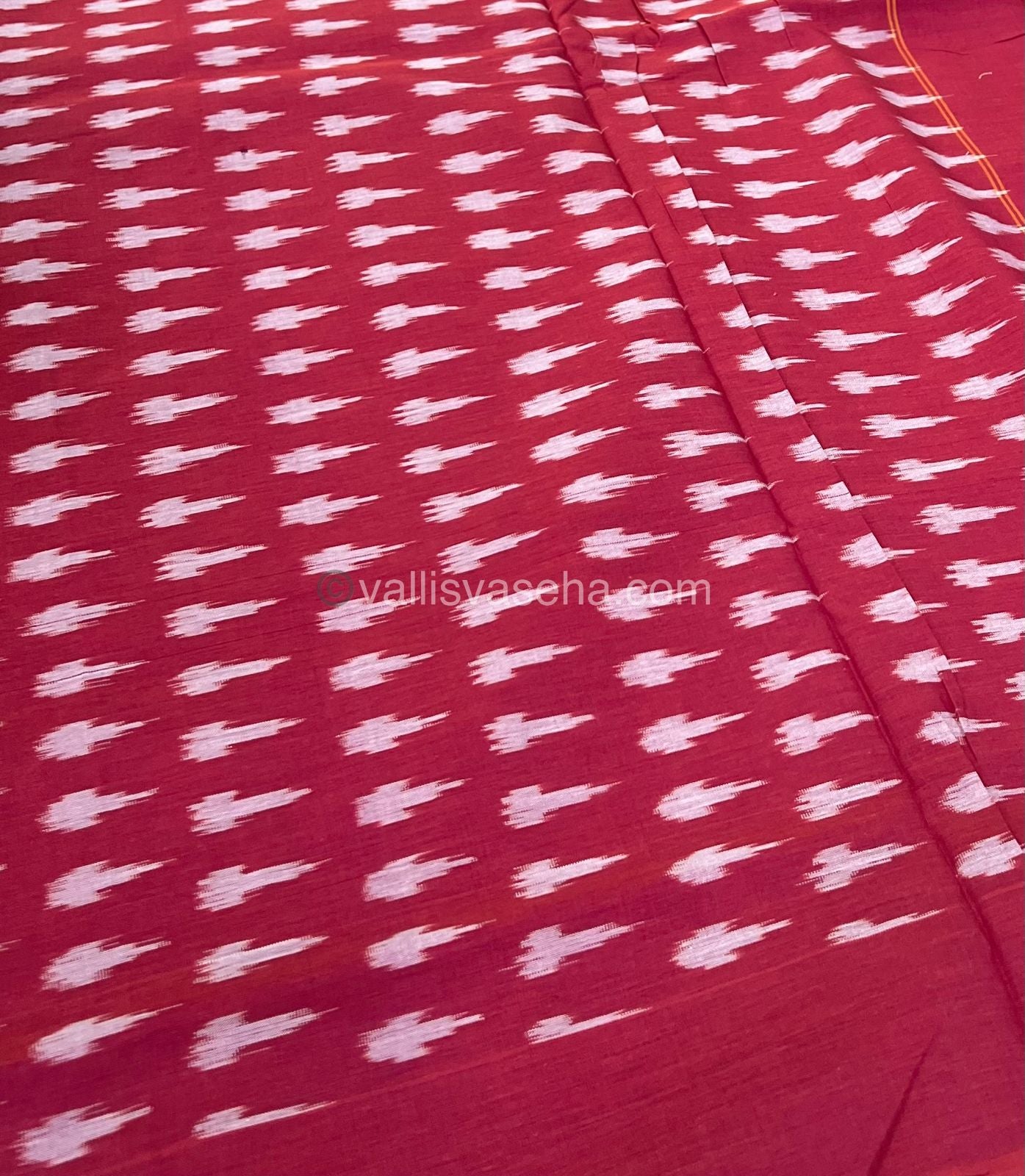 Ikkat Mercerised Cotton Saree - VVIKS001