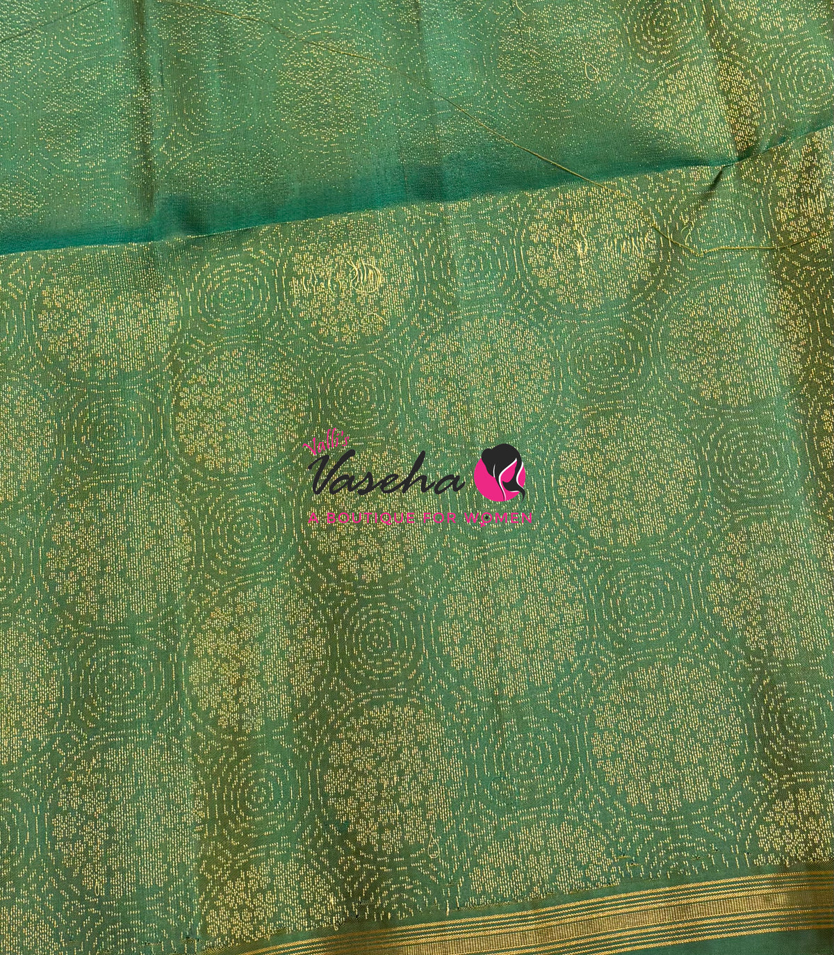 Pure Soft Silk Saree - Dual Tone Green Shade - VVPSS101